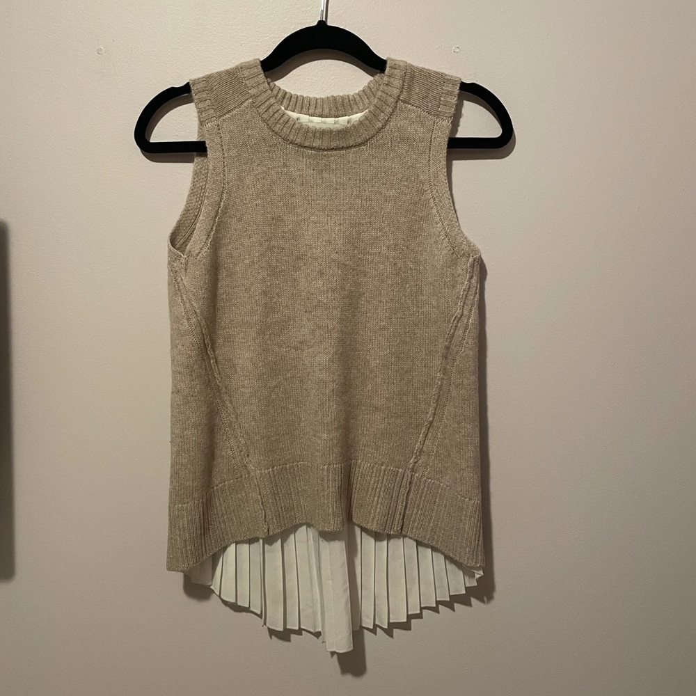 Brochu Walker sleeveless layered sweatshirt